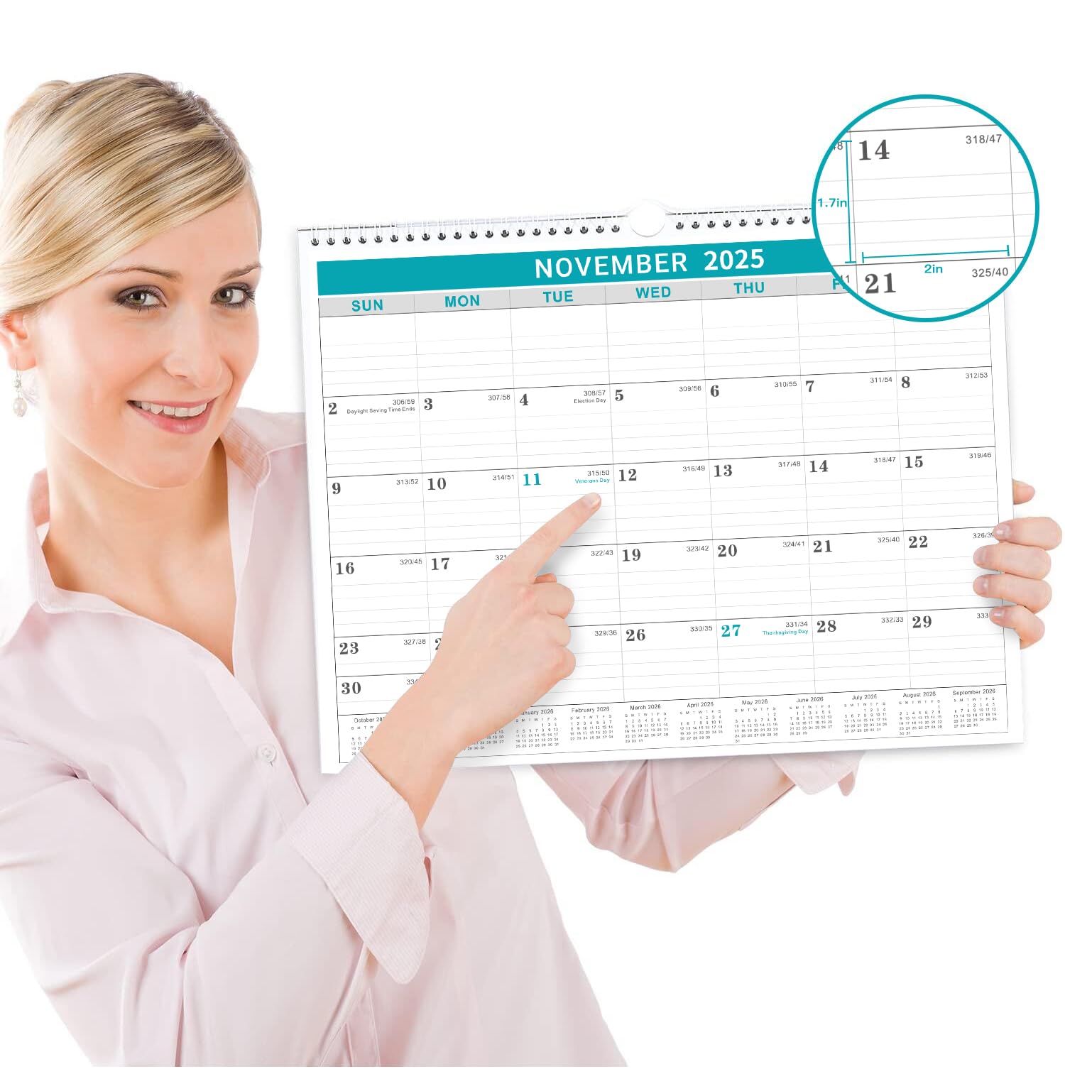 2025-2026 18-Month Wall Calendar | July 2025 to December 2026 | Large 11.5