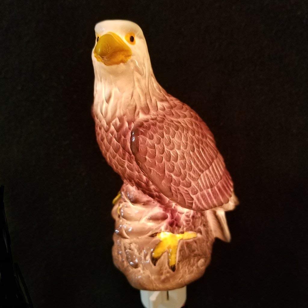 Eagle Night Light - LED Night Light for Kids & Adults, Energy-Efficient Bedroom Nightlight with Soft Glow, Perfect for Nursery, Hallway, Bathroom, and Bedroom (Eagle Design)
