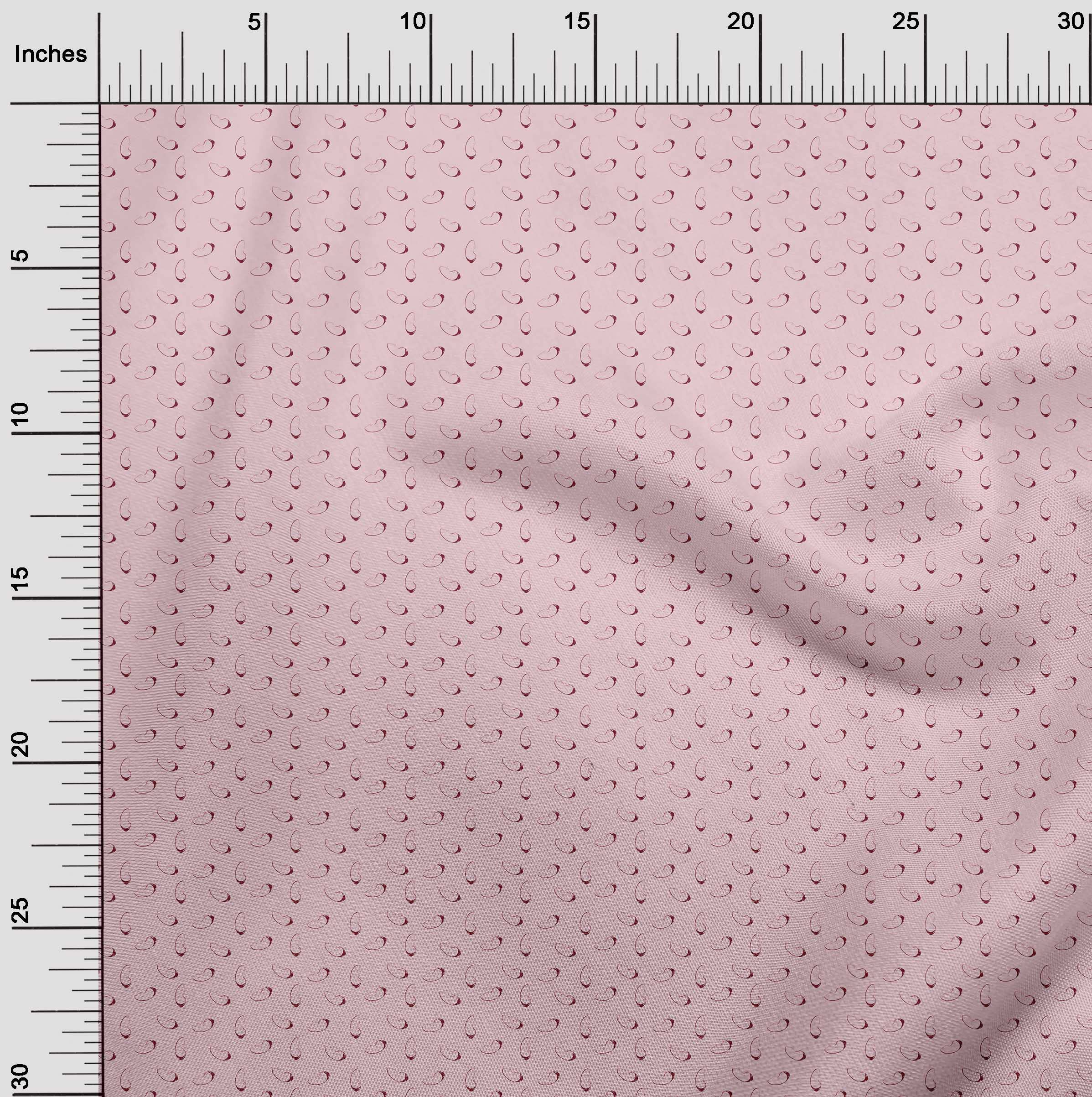 oneOone Viscose Jersey Light Pink Fabric - 60 Inch Wide Printed Sewing Material by The Yard | DIY Clothing, Dresses, Skirts & Home Decor Sewing Supplies