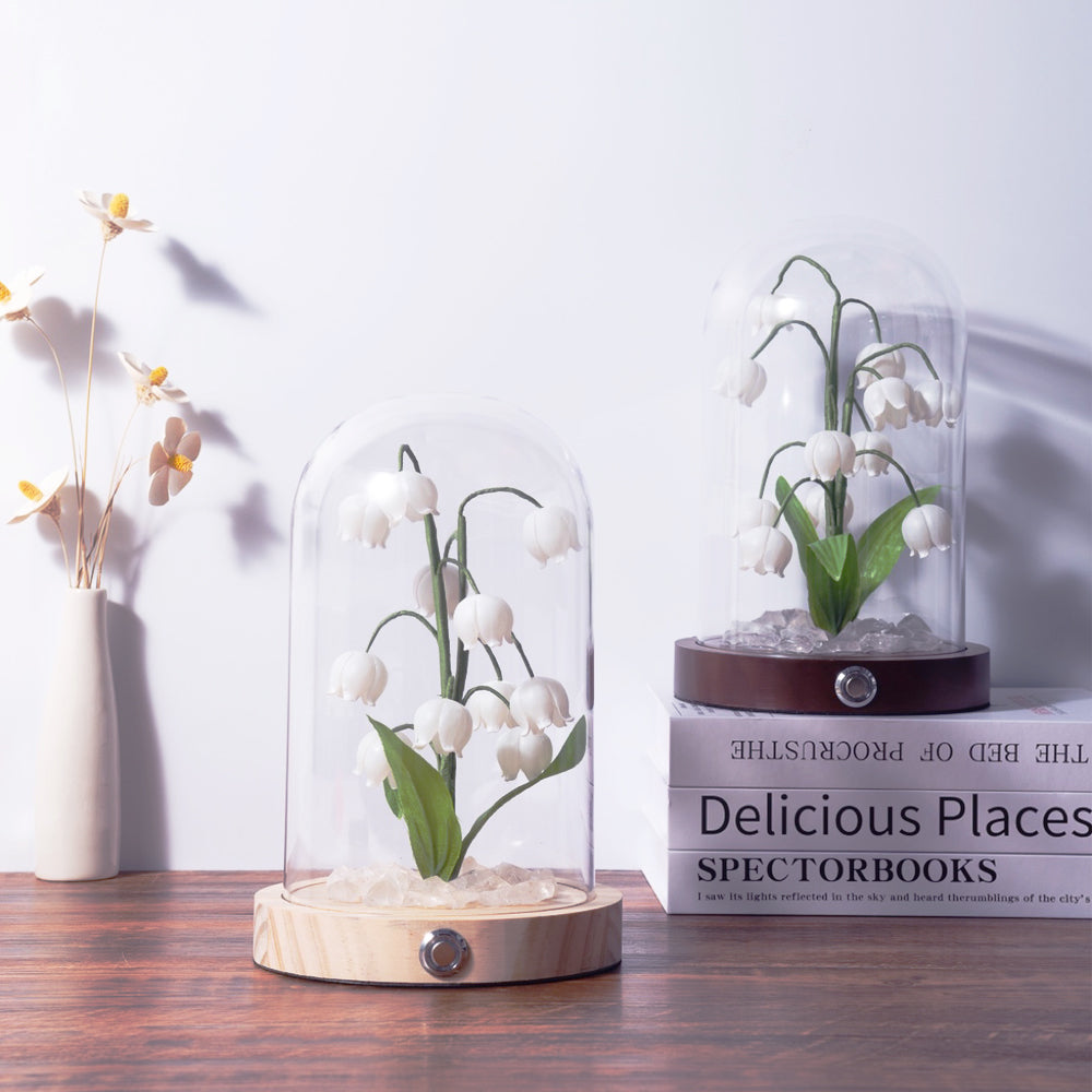 Bell Orchid Warm Night Light - Soft Glow LED Bedside Lamp for Nursery, Kids Room, and Relaxation | Perfect for Nighttime Feeding, Reading & Creating a Cozy Atmosphere