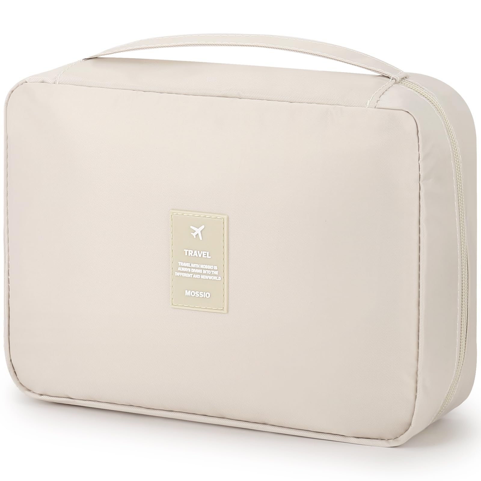 Mossio Large Hanging Toiletry Bag with Sturdy Hook - Waterproof Travel Cosmetic Organizer for Men & Women | Perfect for Camping, Gym, Business Trips & Vacation