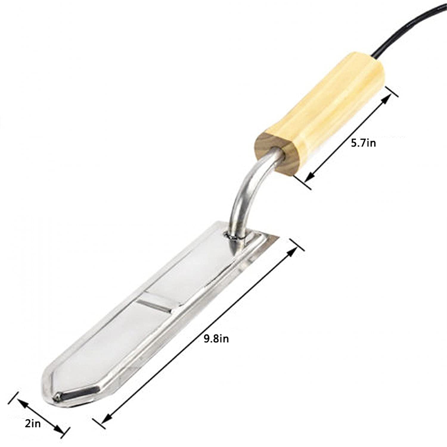 Electric Honey Cutting Knife - Constant Temperature Beekeeping Tool for Fast Wax Removal | Professional Beekeeper's Lid Opener & Honeycomb Scraper | Perfect for Harvesting, Hive Maintenance & Beekeeping Supplies