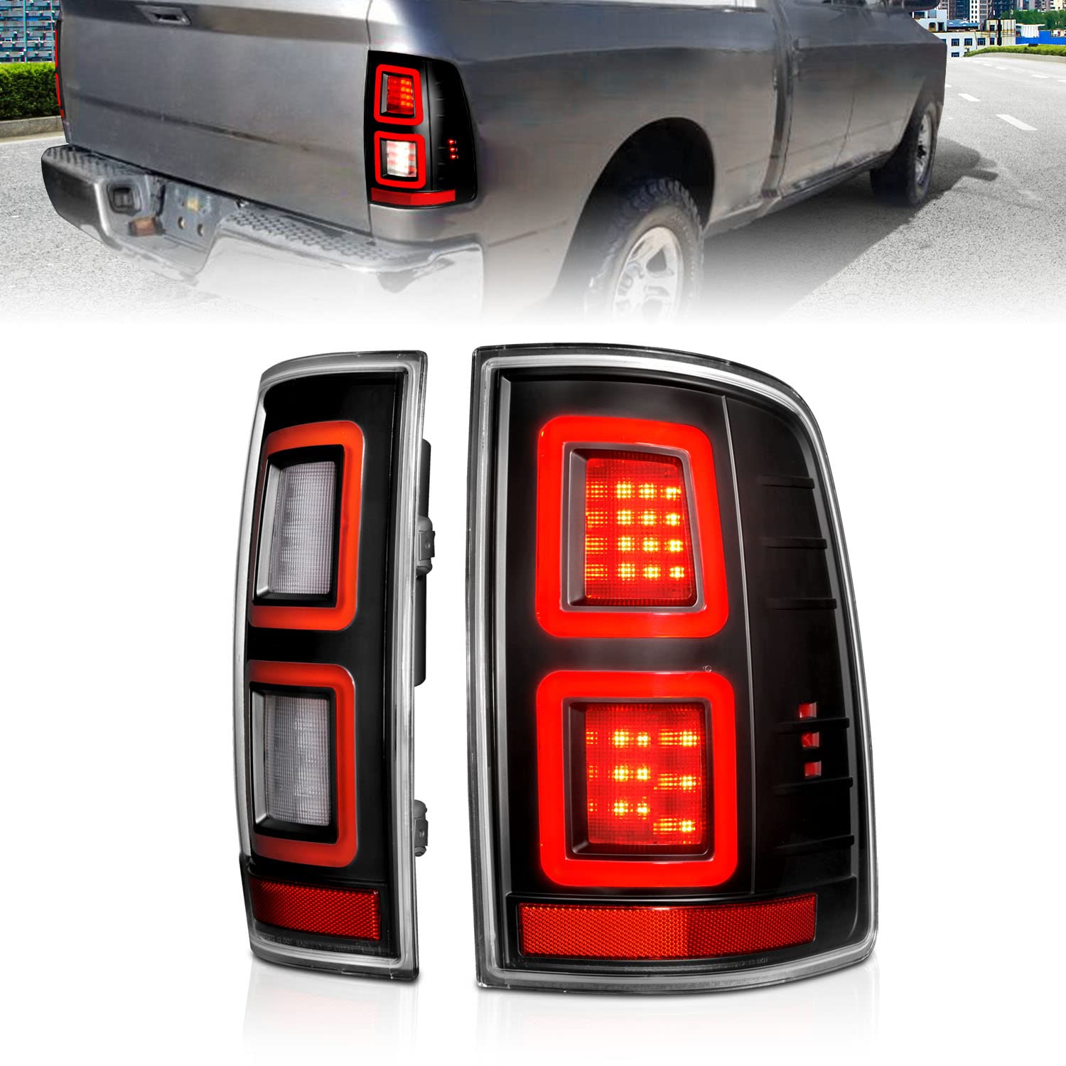 Full LED Parking Light Bar Brake Reverse Tail Lights for 2009-2018 Dodge Ram 1500 2500 3500 - OE LED Compatible - Perfect for Night Driving & Off-Road Adventures