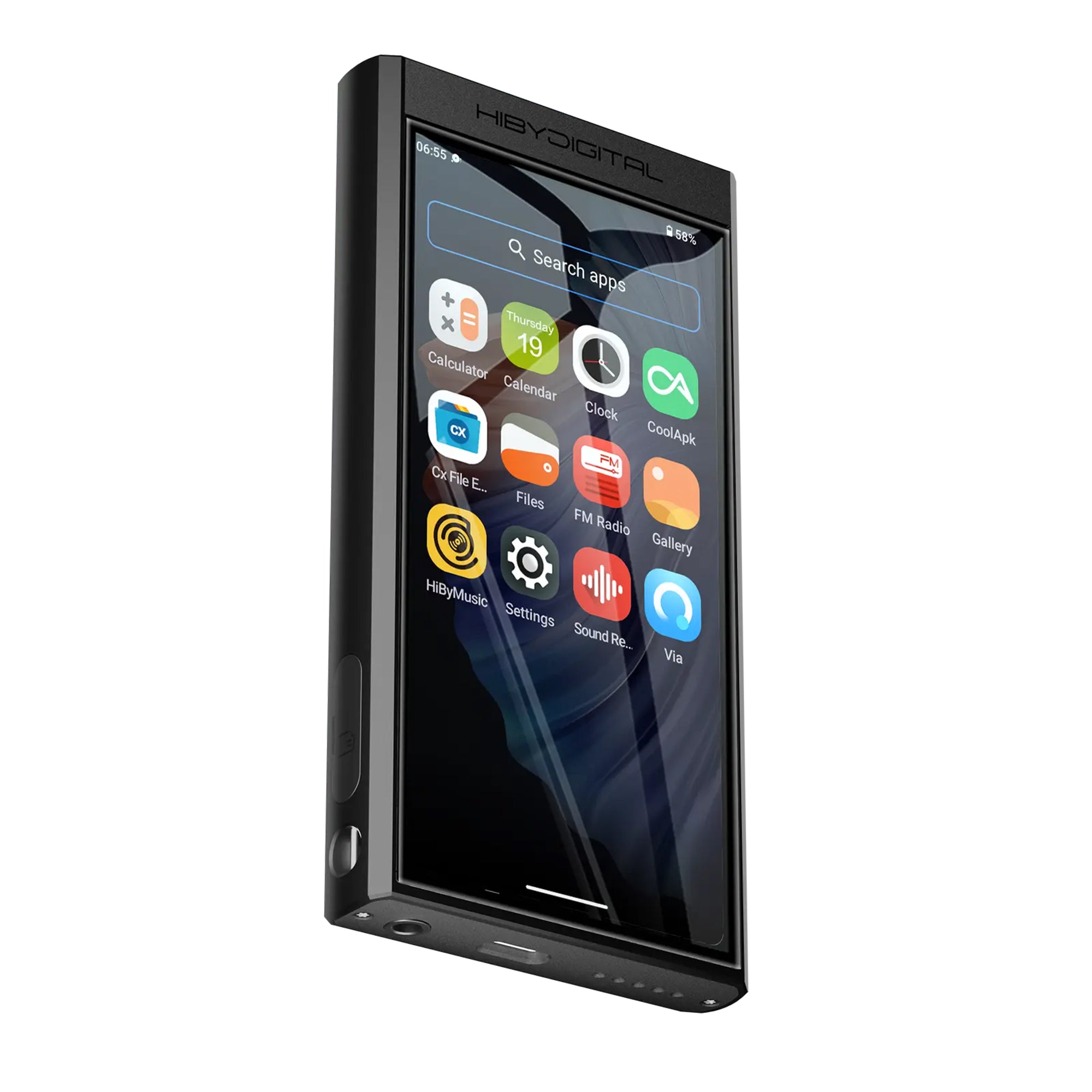 HiBy M300 Portable Android MP3 Player with Hi-Res Audio - Perfect for Commuting, Travel & Workouts