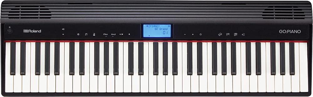 Roland GO:Piano 61-Key Digital Keyboard (GO-61P) - Portable Electric Piano with Built-In Speakers, Bluetooth & Headphone Jack - Perfect for Beginners, Home Practice & Travel Use