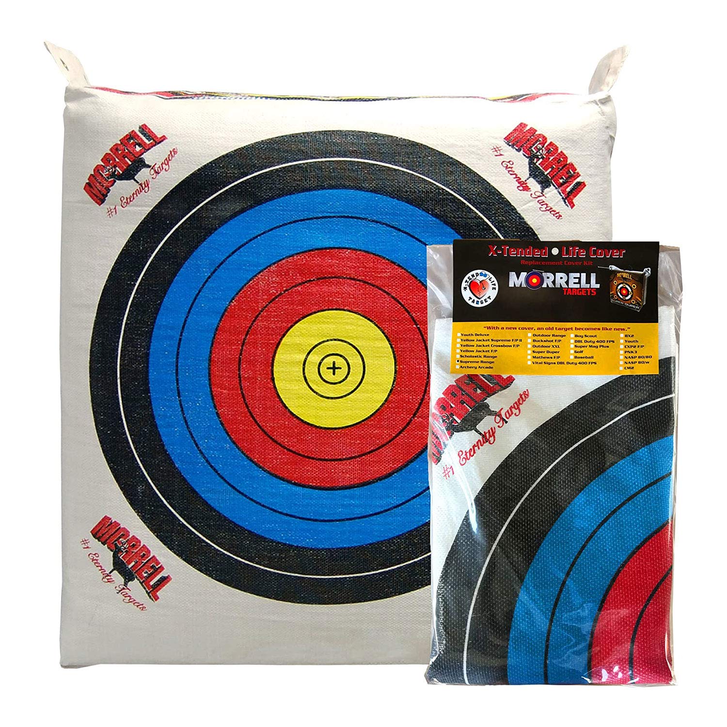 Morrell Weatherproof Supreme Range Archery Bag Target - NASP Field Point Cover with 2 Shooting Sides & 4 Shooting Spots (3 Pack) | Durable Outdoor Practice for Archery Enthusiasts & Competitions