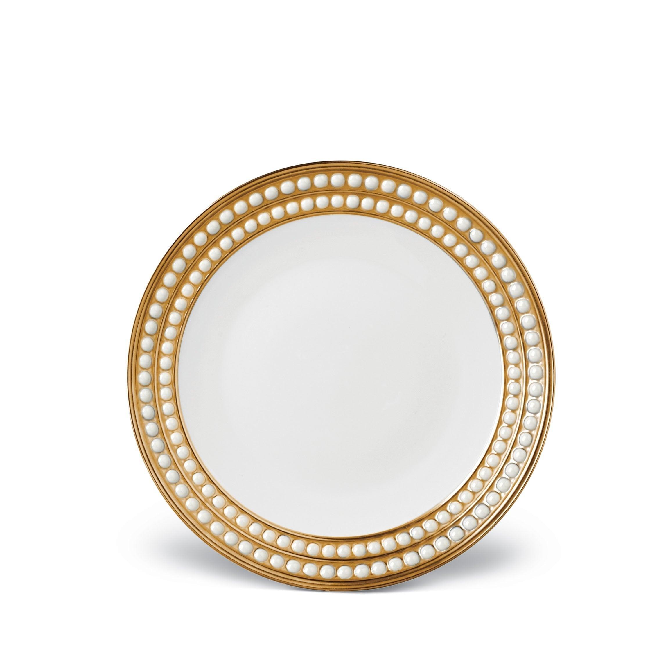 Perlée Dessert Plate - Elegant Ceramic Serving Dish for Cakes, Pastries & Desserts - Perfect for Afternoon Tea, Parties & Special Occasions