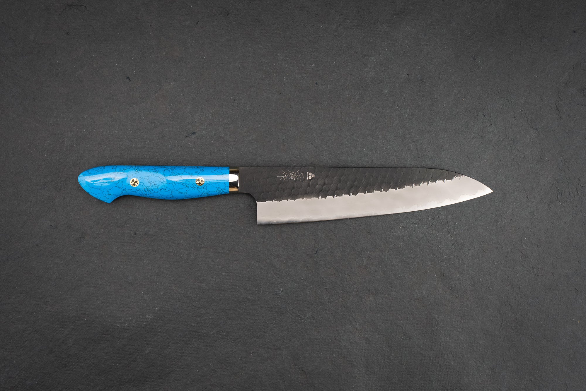 Premium Nigara SG2 Kurouchi Tsuchime Gyuto Chef Knife 210mm - Japanese Stainless Steel Kitchen Knife for Professional Chefs & Home Cooking