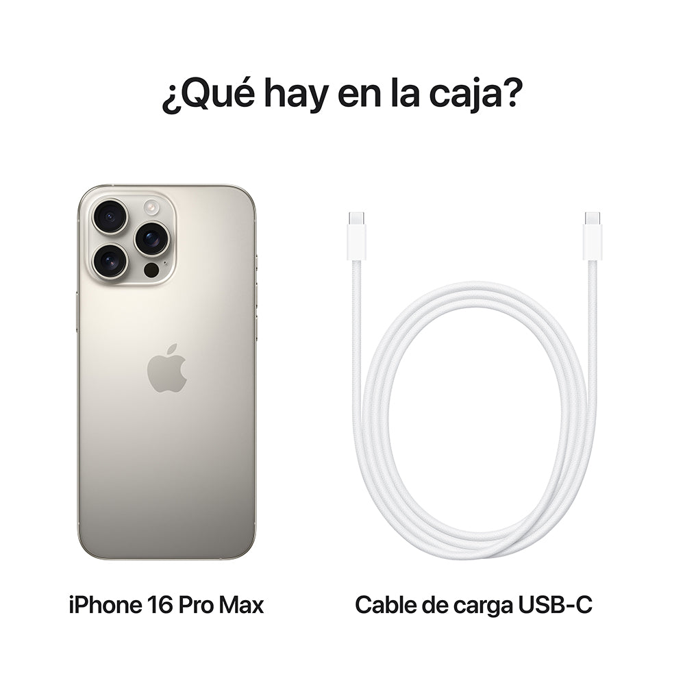 iPhone 16 Pro Max 1TB Titanium Natural - Premium Smartphone with Advanced Camera & Long Battery Life - Perfect for Travel, Photography & Business Professionals