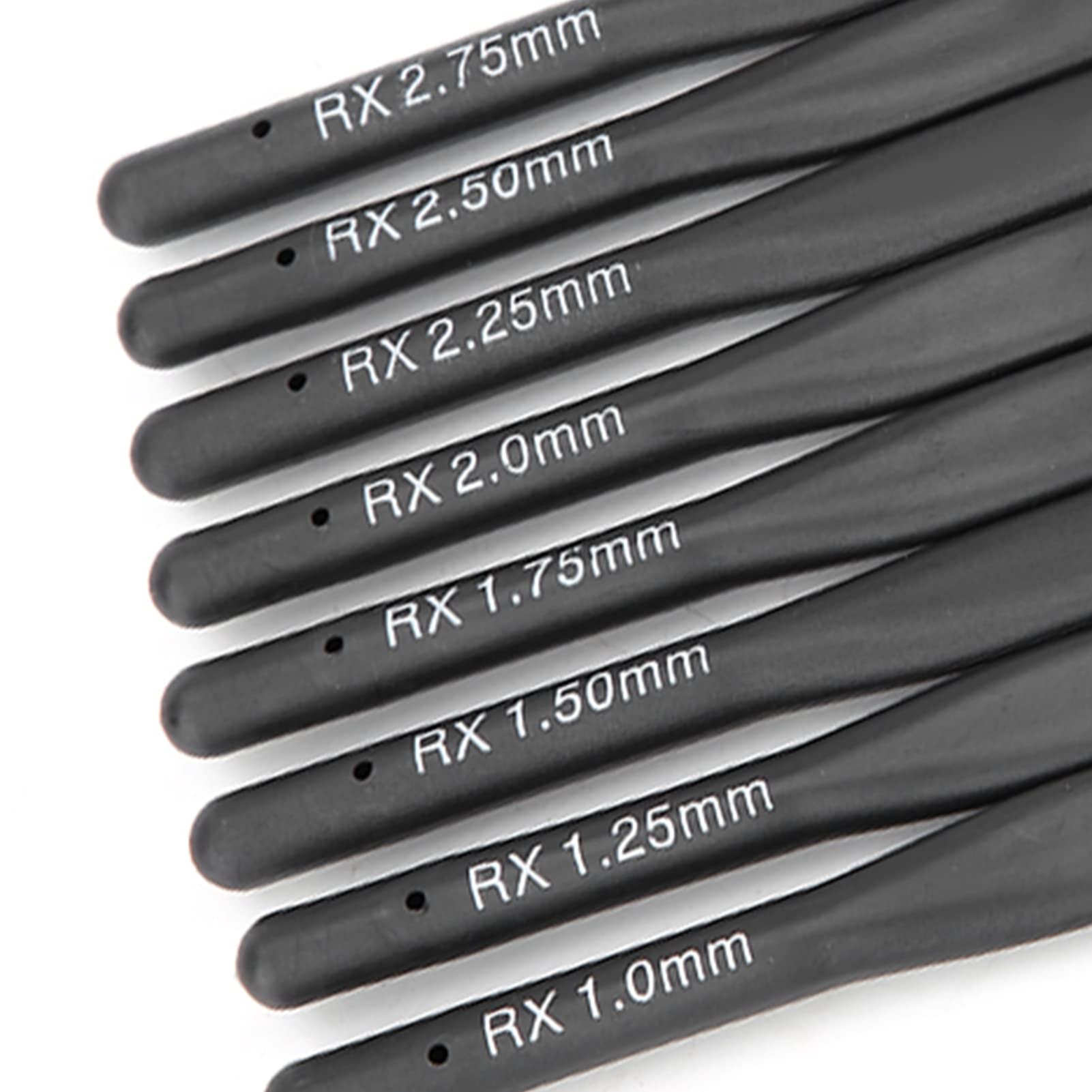 8PCS Ergonomic Crochet Hooks Set (1mm-2.75mm) with Soft Grip for Knitting, Yarn Crafts - Perfect for Beginners, Amigurumi, Scarves & DIY Projects