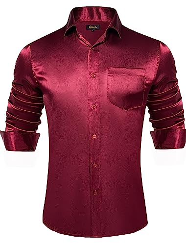 Satin Wine Red