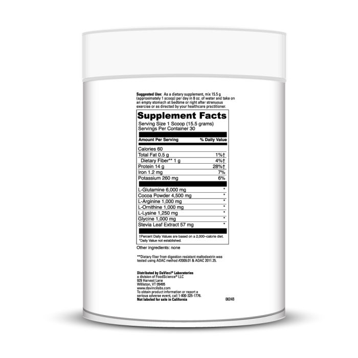 Davinci Labs Cocoa HGH Supplement - 30 Capsules for Anti-Aging & Muscle Growth - Perfect for Fitness Enthusiasts & Healthy Lifestyle