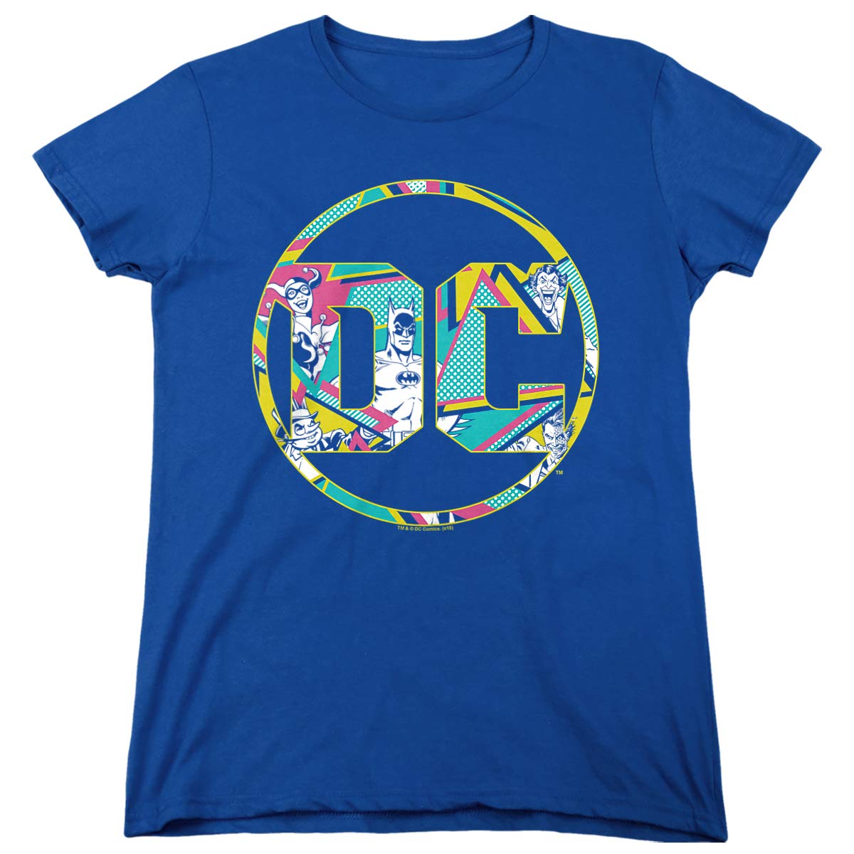 Vintage 80s Batman Logo Women's T-Shirt | Retro Superhero Graphic Tee for Casual Wear & Cosplay