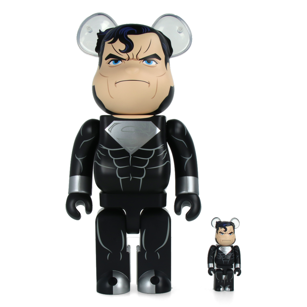 400% + 100% Bearbrick Superman Collectible Figure (Return of Superman Version) - Limited Edition Vinyl Art Toy for Display, Decoration, and Superhero Fans Collection
