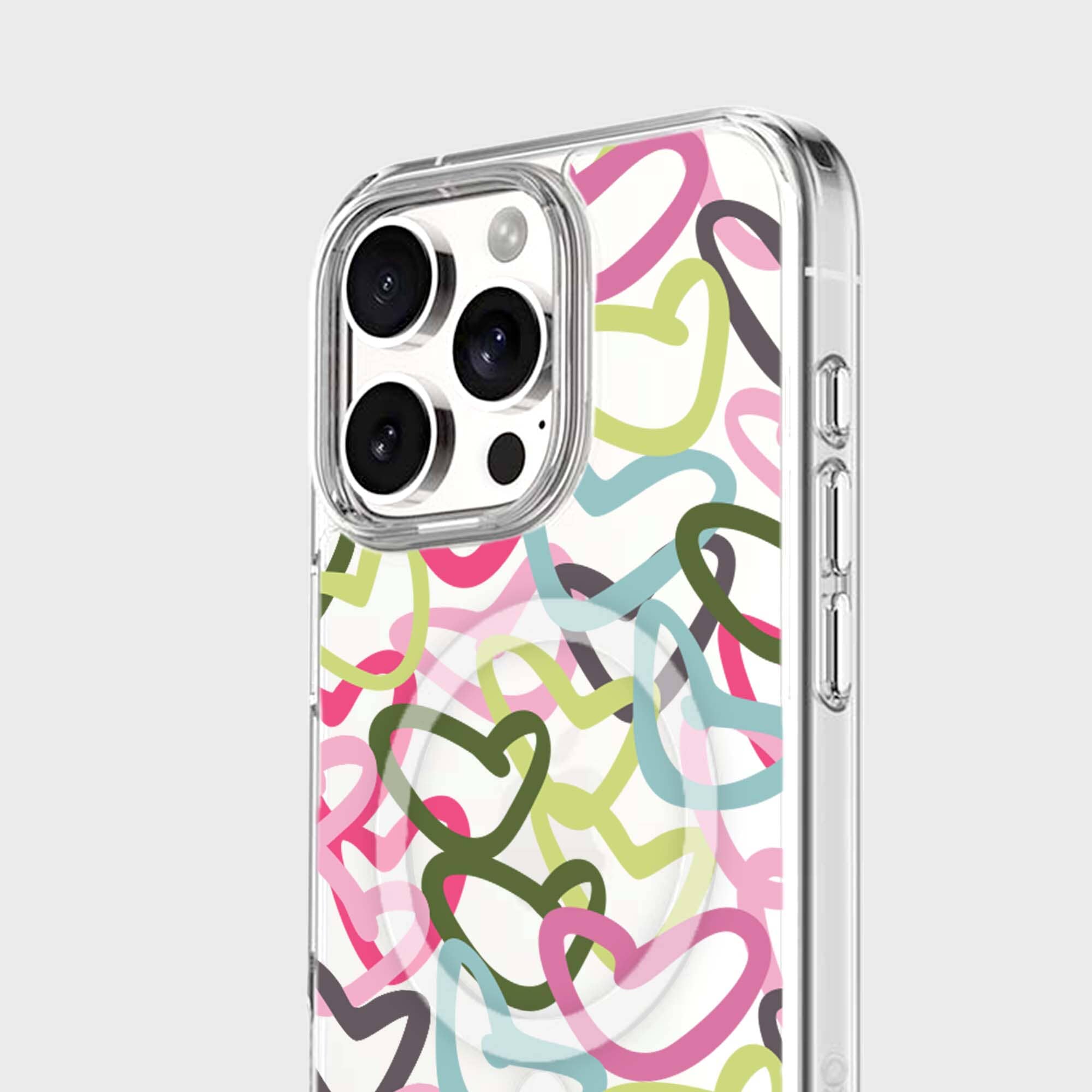 iPhone 16 Pro Clear Case with Graffiti Design - Slim Protective Cover for Shock Absorption | Perfect for Daily Use, Travel & Outdoor Activities