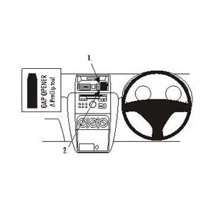 ClicOn No Holes Center Dash Mount for Suzuki SX4 (2007-2010) - Universal Phone Holder for Hands-Free Driving & GPS Navigation