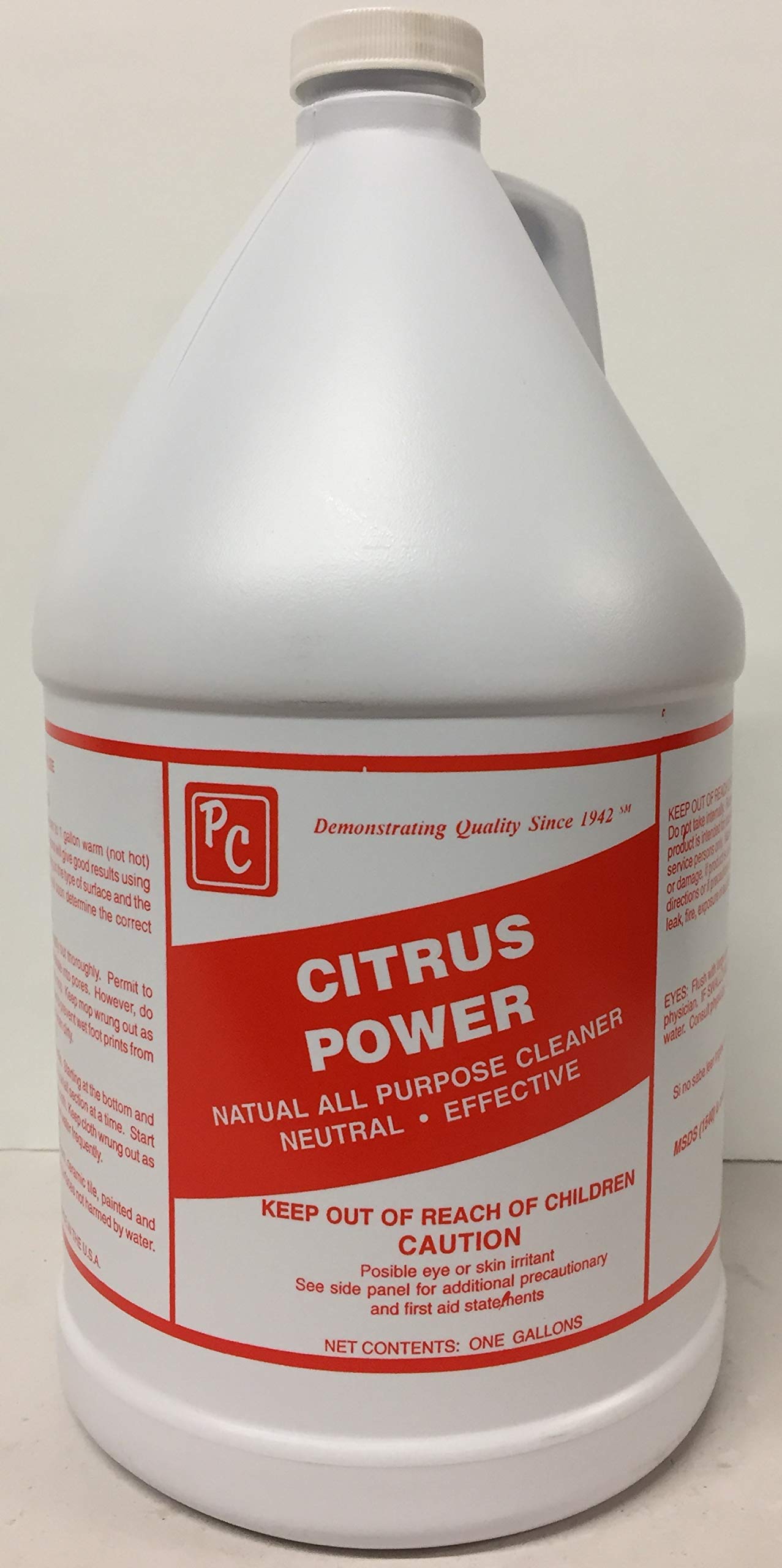 Citrus Power Industrial Strength All Purpose Cleaner Concentrate - Makes 32 Gallons of Multi-Surface Cleaner for Kitchen, Bathroom, Garage & Commercial Use | Eco-Friendly Degreaser for Tough Stains & Grime