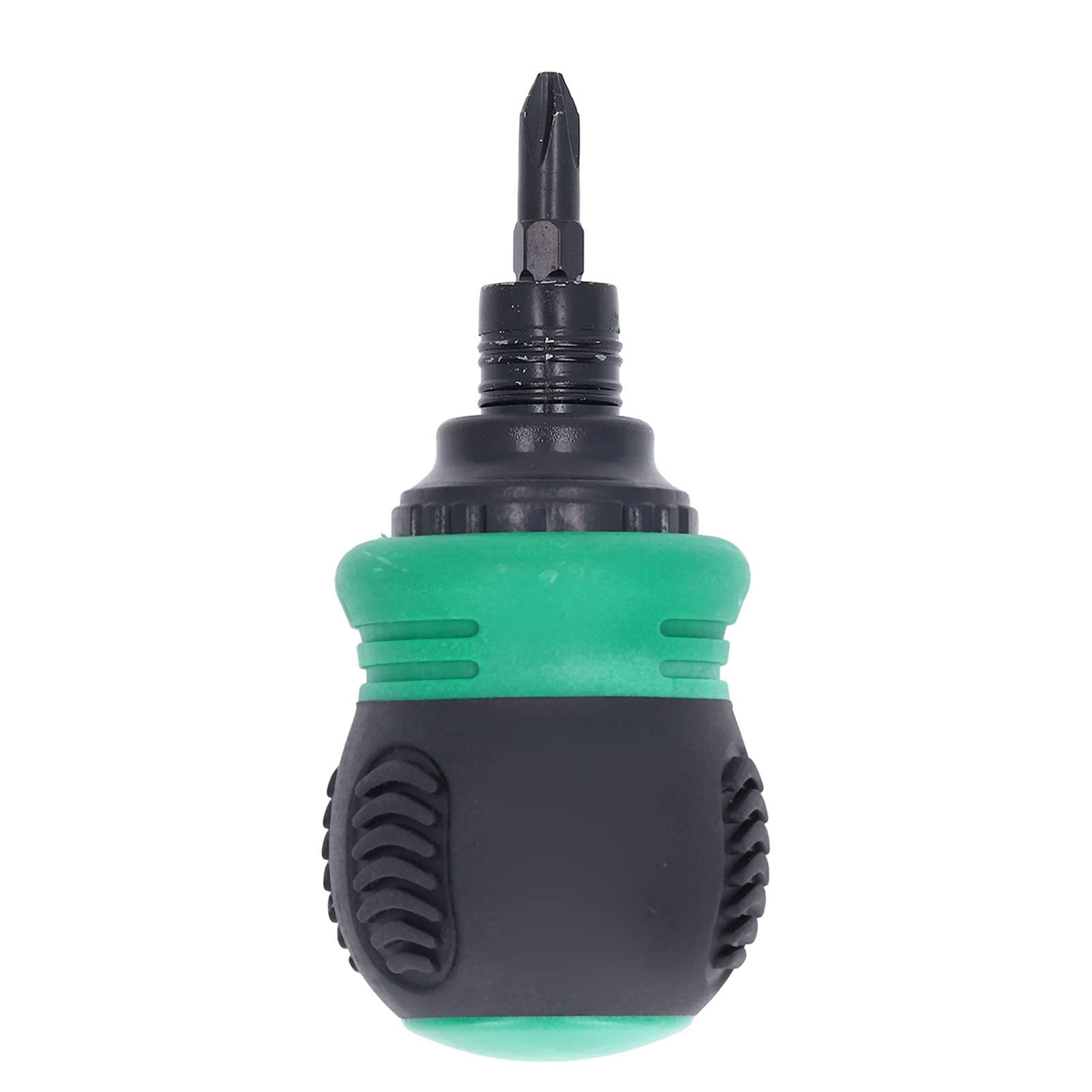 3-Way Ratchet Screwdriver Set - High Hardness Steel, Wear-Resistant Slotted Head - Adjustable Torque for Home Repair & DIY Projects (Green) - Perfect for Furniture Assembly, Electronics Fixing & Automotive Maintenance