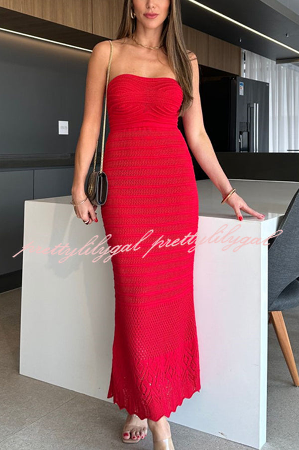 Elegant Solid Color Knitted Off Shoulder Sexy Slim Maxi Dress for Women - Perfect for Beach Vacations, Summer Parties & Date Nights