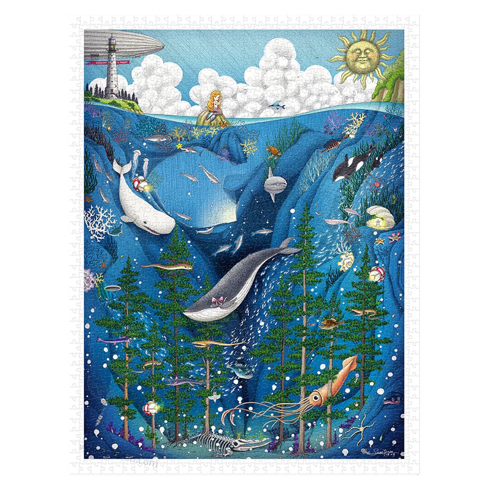 Premium 1200-Piece Pintoo Jigsaw Puzzle for Adults - Under The Sea Ocean Theme - Smart Plastic Puzzle with Zero Dust & Easy Storage - Perfect for Home Decor, Gifts & Relaxation (Model H2451) | Great for Stress Relief, Family Bonding & Wall Art Display