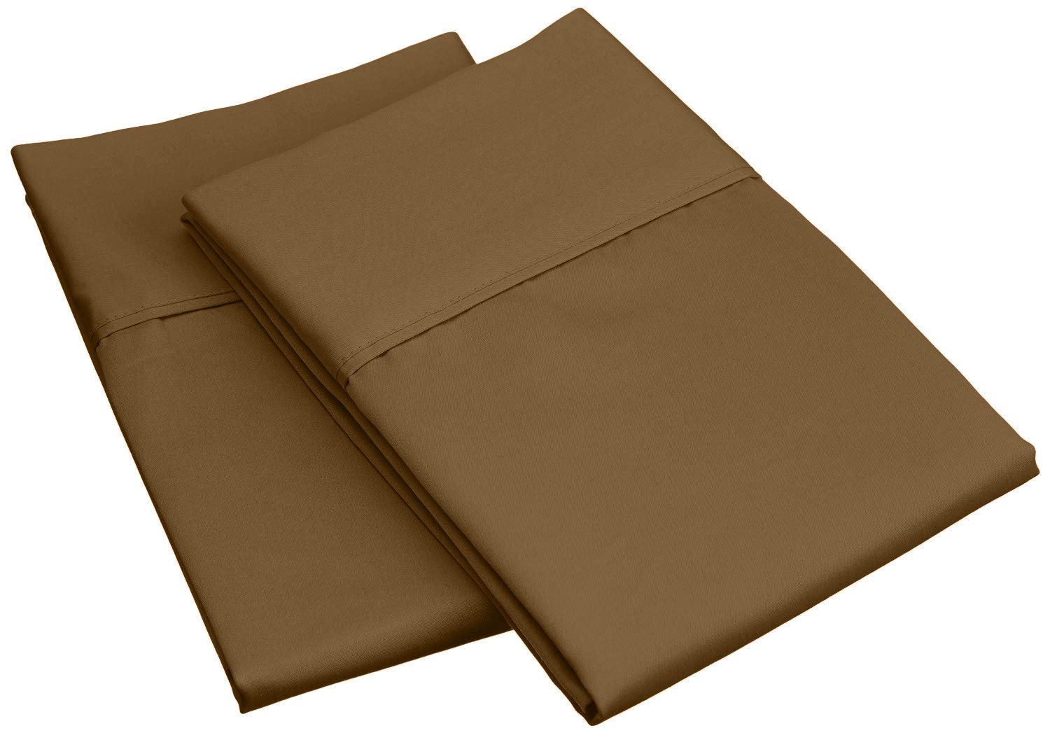 Royal Tradition 100% Cotton 300 Thread Count Pillow Cases - Set of 2 (Standard/Queen Size, Taupe) - Ultra Soft Bedding for Luxury Comfort - Perfect for Master Bedroom, Guest Room & Hotel Use