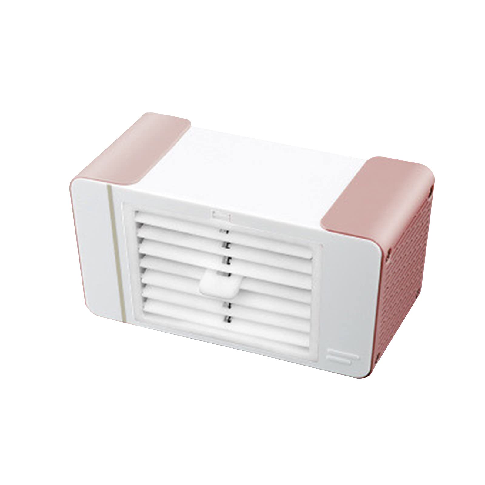 Portable Mini Air Cooler for Room & Desktop - 80ml USB Personal Air Conditioner with Ice Crystal - Compact Home Cooling Fan for Office, Bedroom, Dorm (Rose Gold) - Stay Cool While Working, Sleeping or Studying