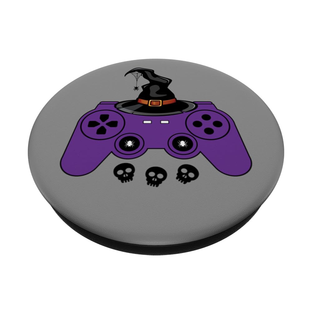 Halloween Gaming Controller PopSockets - Standard PopGrip for PS5 Xbox Switch - Perfect for Gamers & Halloween Party Decorations