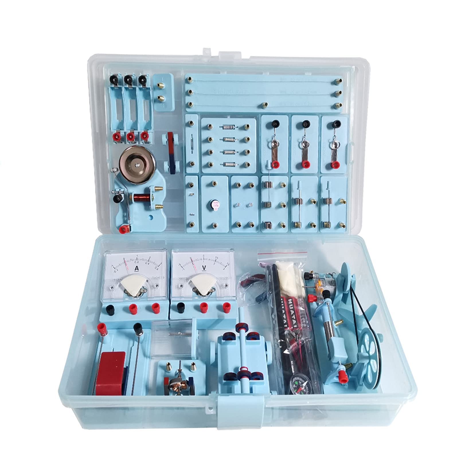 Student Physics Experiment Kit - Complete Electromagnetic Lab Set for Middle School Science Projects | Hands-On Learning for Electricity & Magnetism Experiments