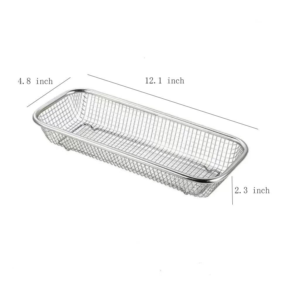 Stainless Steel Dishwasher Silverware Basket - 12.1
