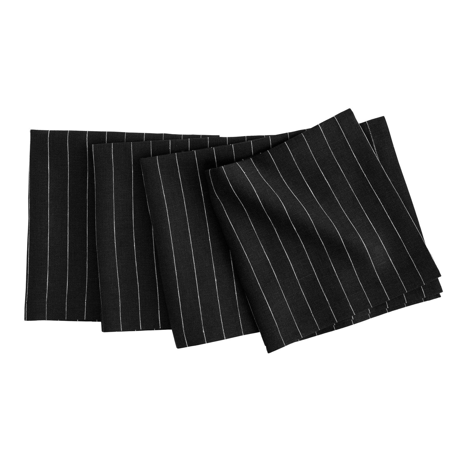 Grey and White Pinstripe