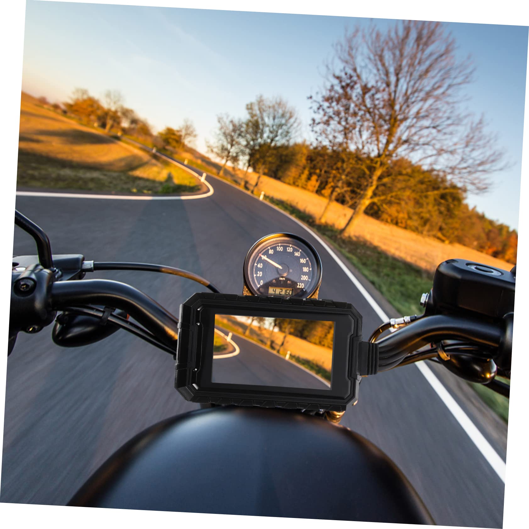 Gadpiparty 3 Inch Waterproof Motorcycle Dash Cam with Night Vision - Dual Front & Rear Lens for Bike Accessories - Perfect for Road Trips, Commuting & Adventure Riding