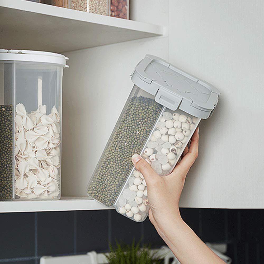 WINIAER 2.3L Airtight Food Storage Container for Cereal, Flour, Rice - Kitchen & Pantry Organization