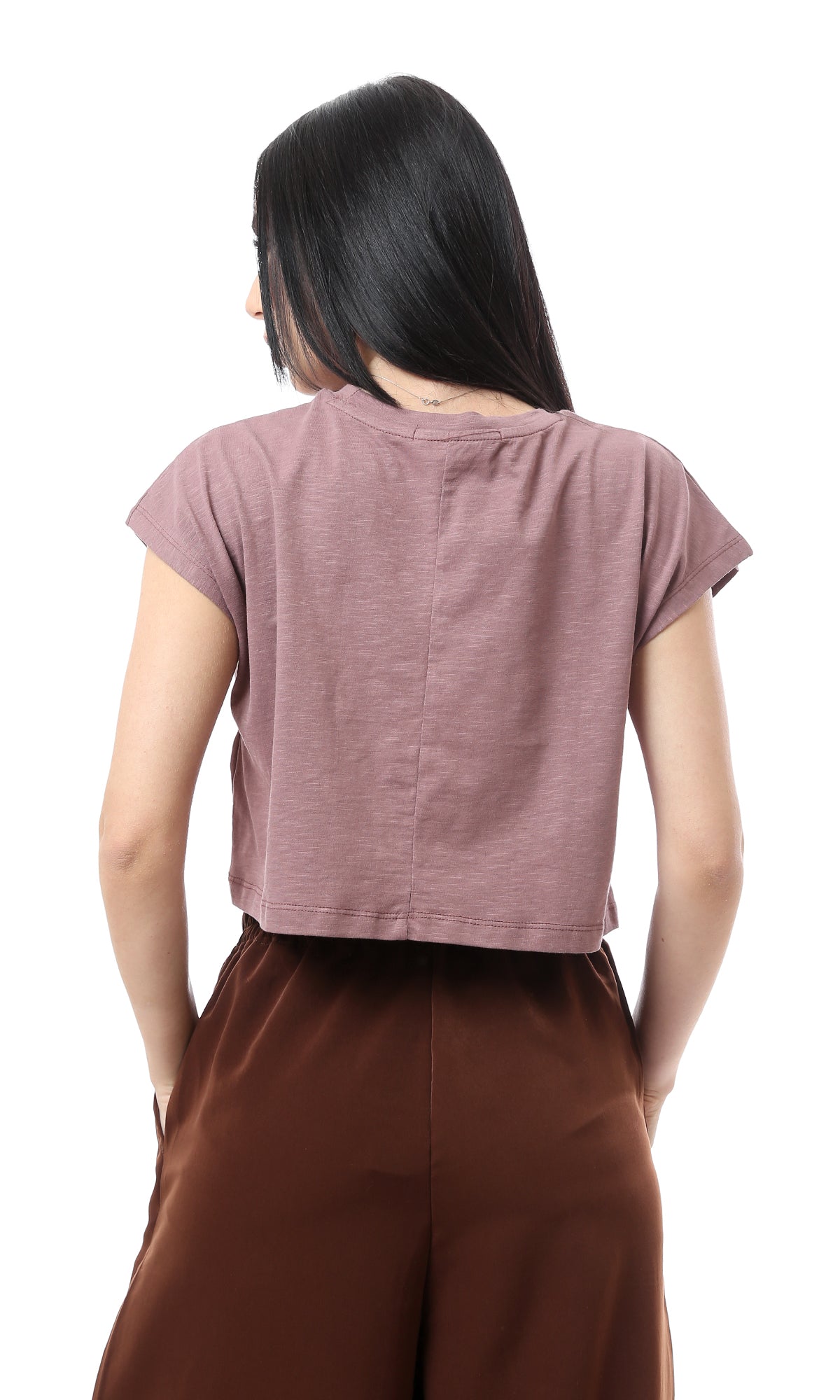 O168121 Women's Short Sleeve T-Shirt - Comfortable Casual Cotton Top for Everyday Wear | Perfect for Work, Shopping & Outdoor Activities