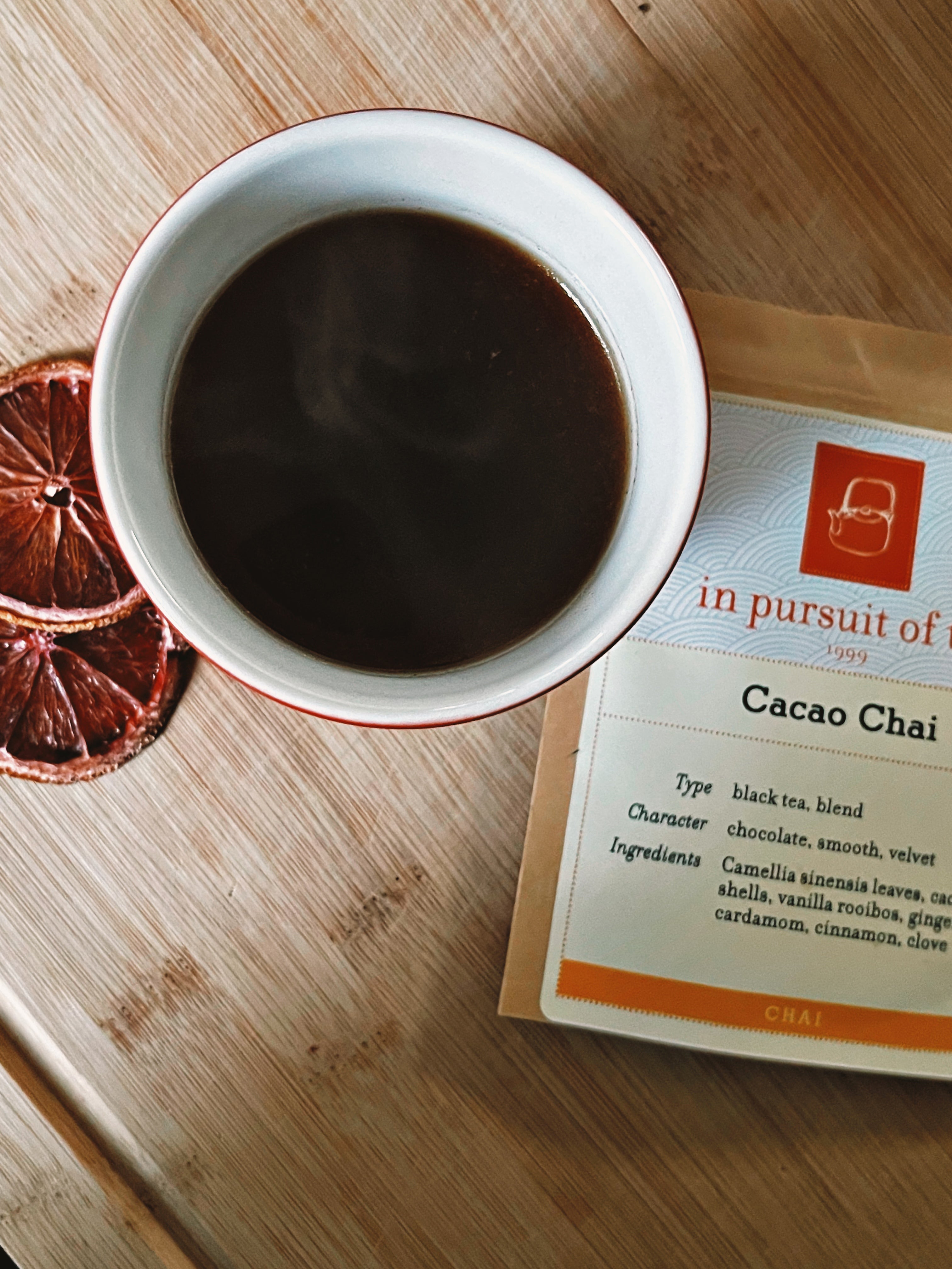 Organic Cacao Chai Tea Sample Pack - Premium Spiced Chocolate Tea Blend for Relaxation & Energy - Perfect for Morning Boost, Afternoon Pick-Me-Up & Cozy Evenings