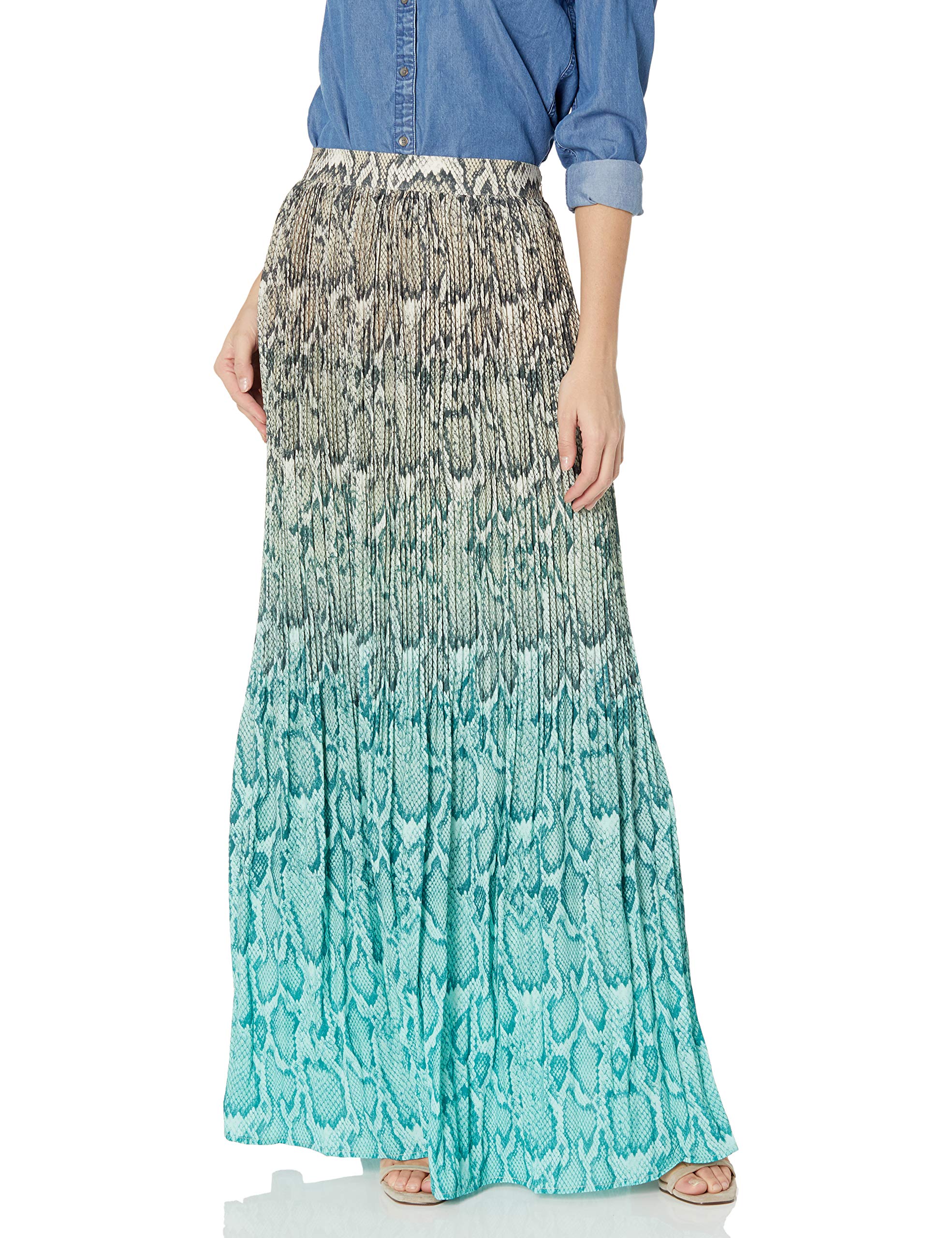 AFRM Women's Rocco High Rise Pleated Maxi Skirt - Flowy A-Line Long Skirt for Summer, Fall & Winter | Casual, Office & Party Wear | Plus Size Options Available