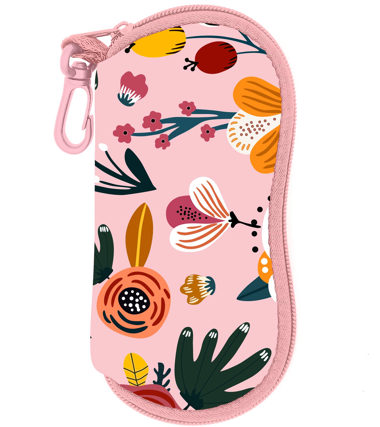 Cute Kawaii Sunglasses Case for Women & Girls - Soft Eyeglass Pouch for Travel & Daily Use