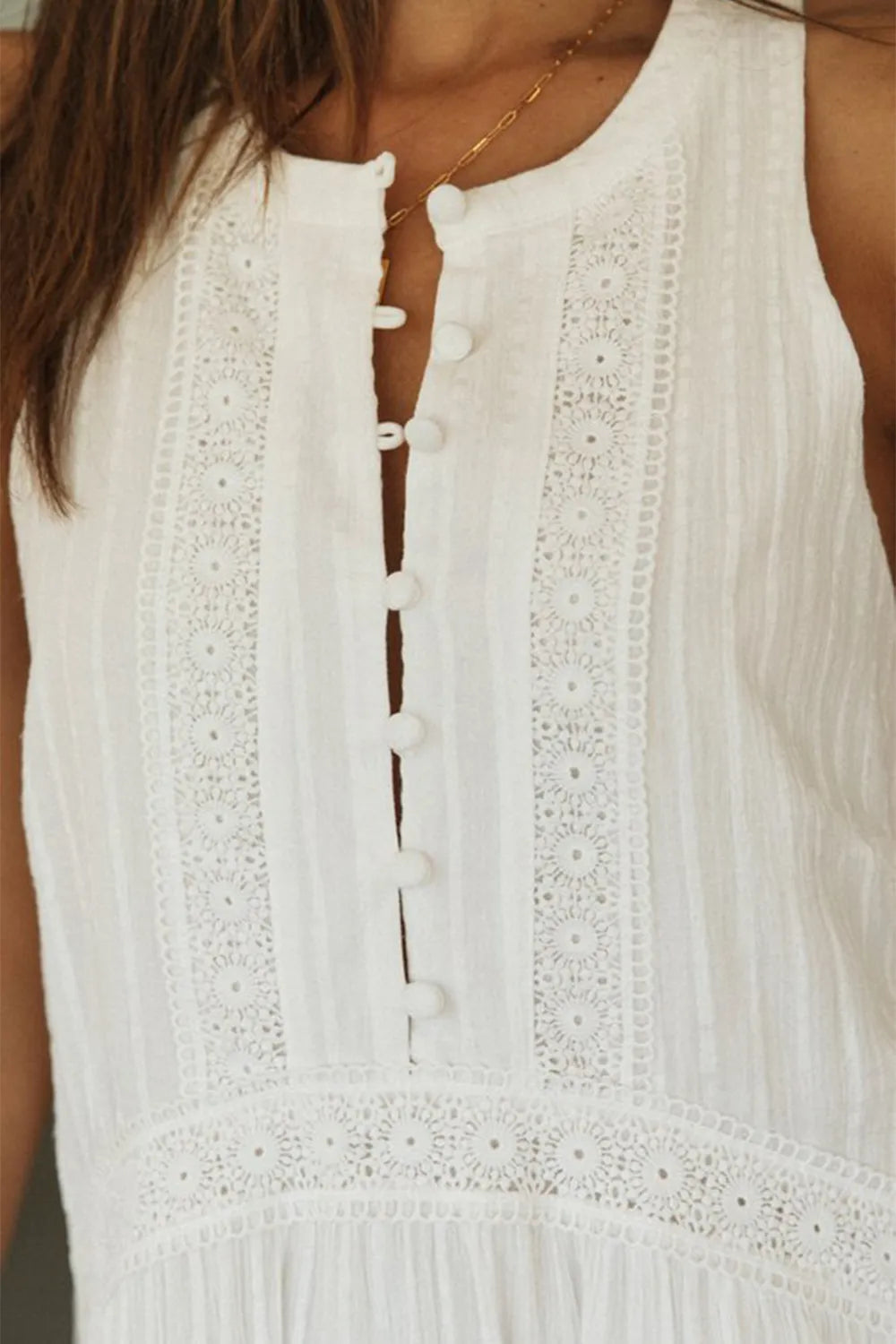 Stylish Half Button Sleeveless Mini Dress for Women - Summer Casual & Party Wear - Perfect for Dates, Beach Outings, and Night Events