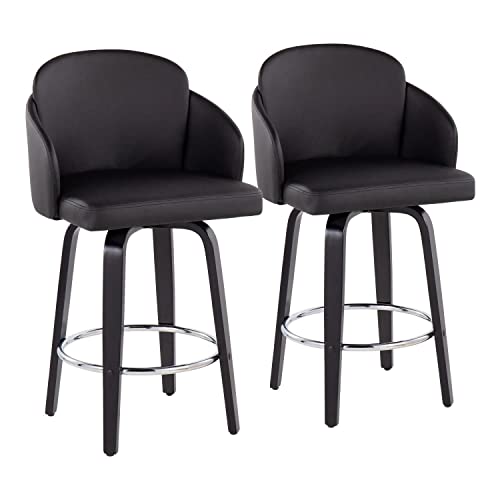 Black Faux Leather