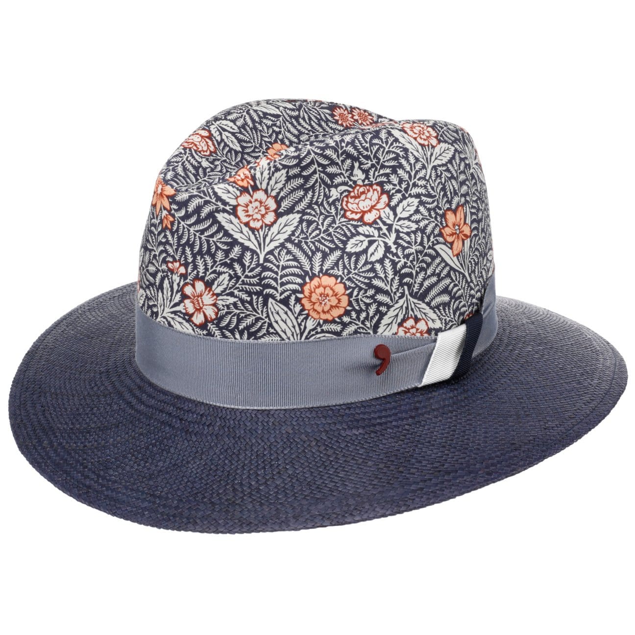 Alfonso D'Este Panama Brim Cloth Hat - Classic Summer Sun Hat for Men & Women | Beach, Outdoor, Travel Accessory