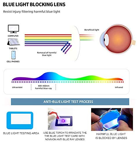 SlimFold Kanda (005) Japanese Folding Reading Glasses with Case - Black Frame & Blue Light Filter Lenses for Reading, Travel, and Computer Use