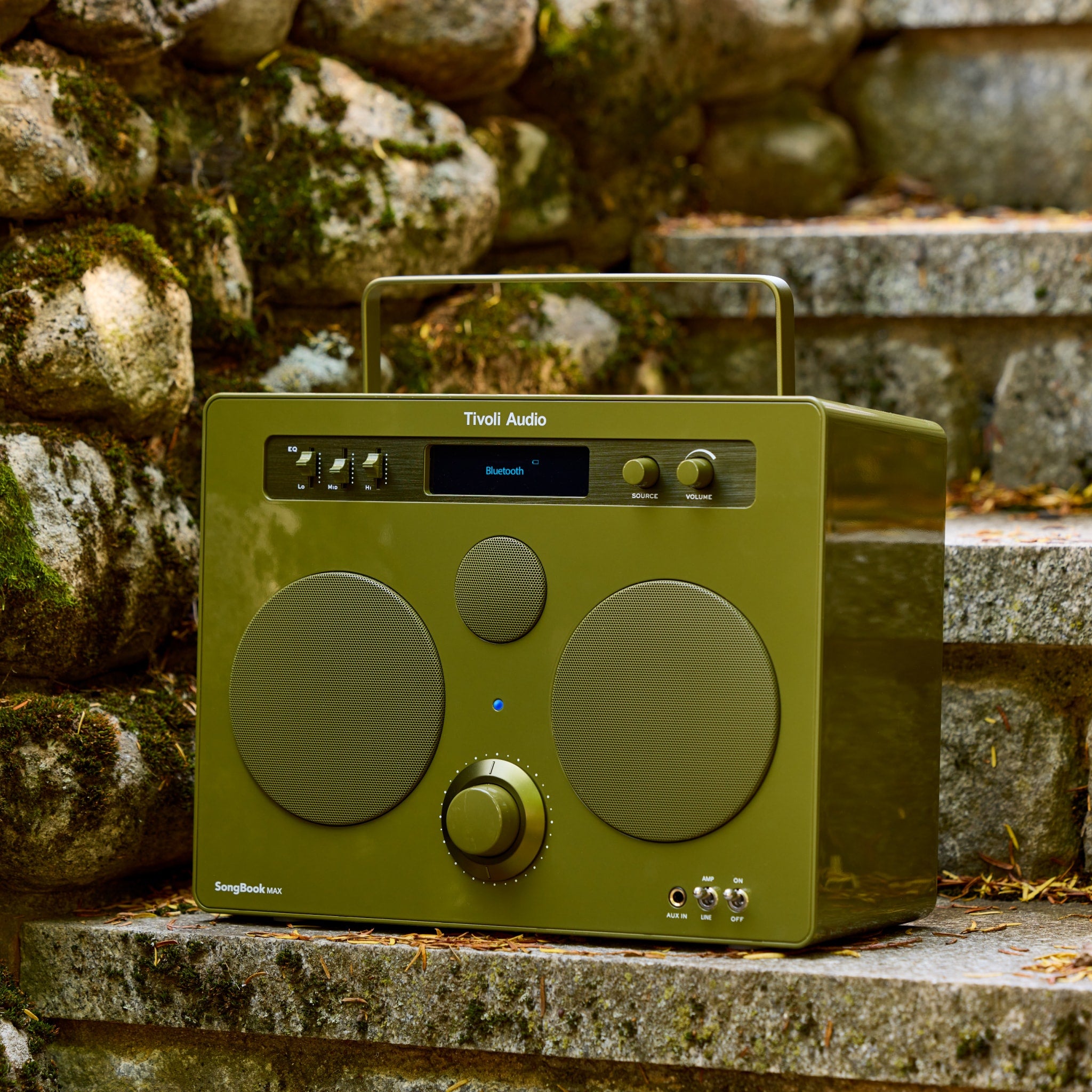 TIVOLI AUDIO Songbook Premium Wireless Bluetooth Speaker - High-Quality Sound, Portable, Green - Perfect for Home, Office, and Outdoor Use