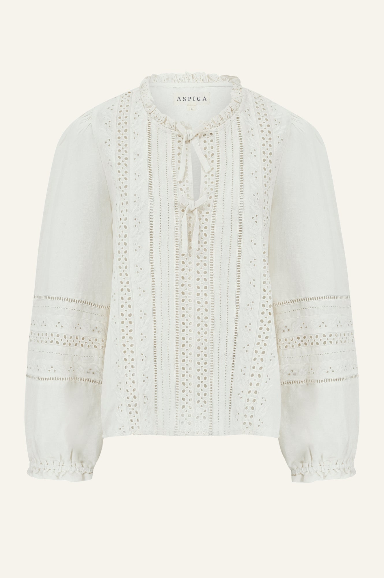 Elegant Ivory Caren Blouse for Women - Soft & Comfortable Casual Top for Office, Dating & Everyday Wear