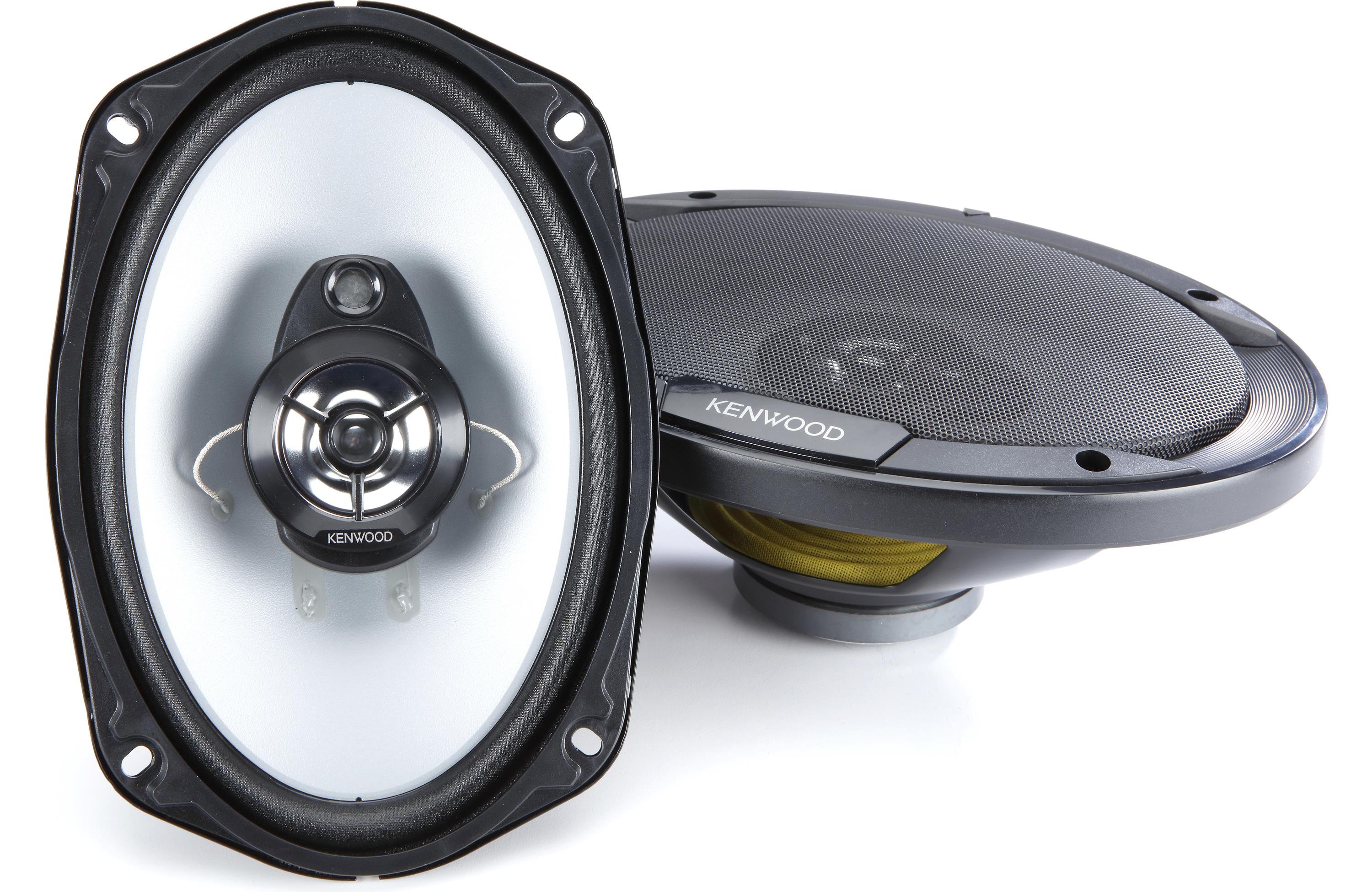 Kenwood KFC 6966S 6x9 Inches 3-Way Car Audio Speakers - High Power Handling, Clear Bass & Crisp Treble for Superior In-Car Sound System | Perfect for Sedans, SUVs & Trucks