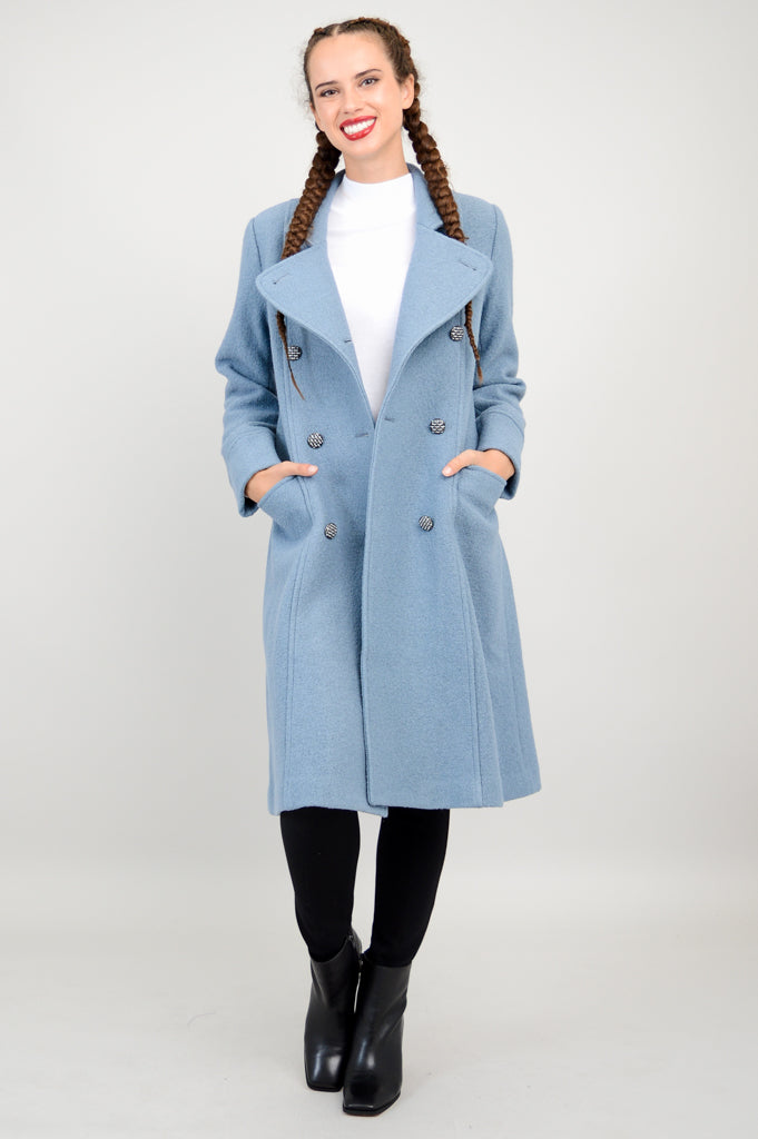 Premium Longford Wool Coat for Women - Warm & Stylish Winter Outerwear - Perfect for Office, Travel & Outdoor Adventures