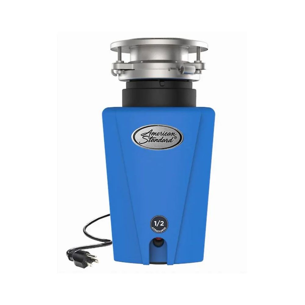 American Standard 10 US ASE 50 Elite 1/2 HP Continuous Feed Garbage Disposal with Noise Insulation - Perfect for Kitchen Waste Management & Quiet Operation in Homes & Restaurants
