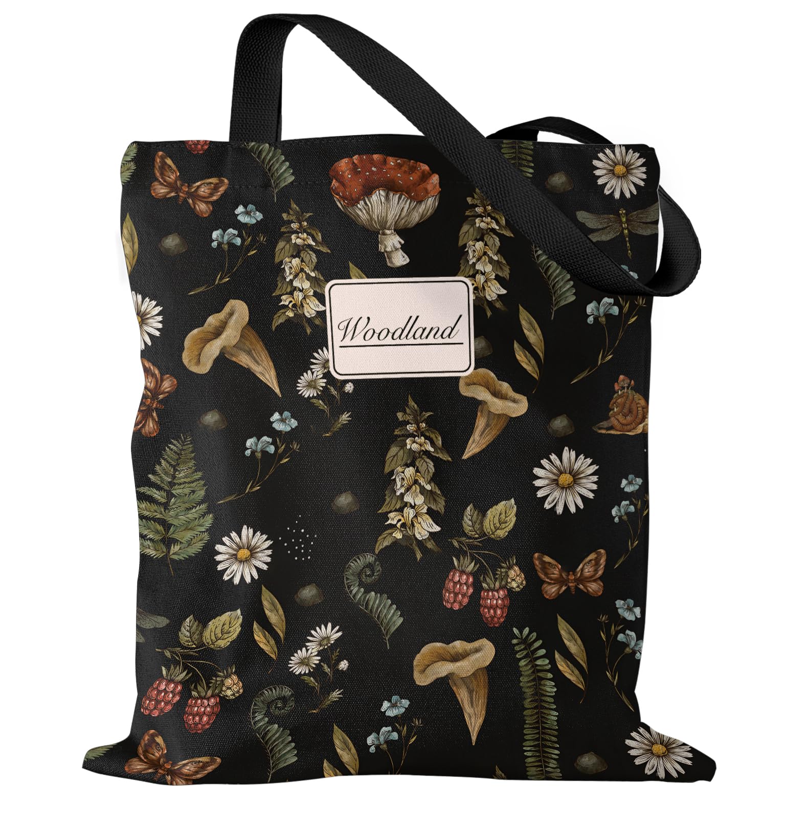 Stylish Cotton Canvas Tote Bag for Women - Durable Patterned Shoulder Bag for Shopping, Beach & Daily Use | Fashionable Reusable Grocery Tote