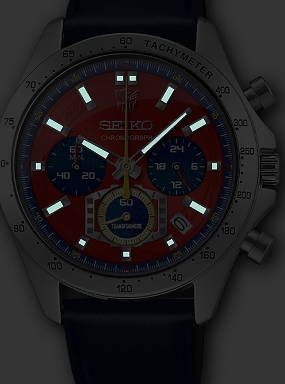 Transformers × Seiko Collaboration Autobot Limited Edition Watch - Made in Japan | Premium Collectible Timepiece for Fans & Gift for Special Occasions
