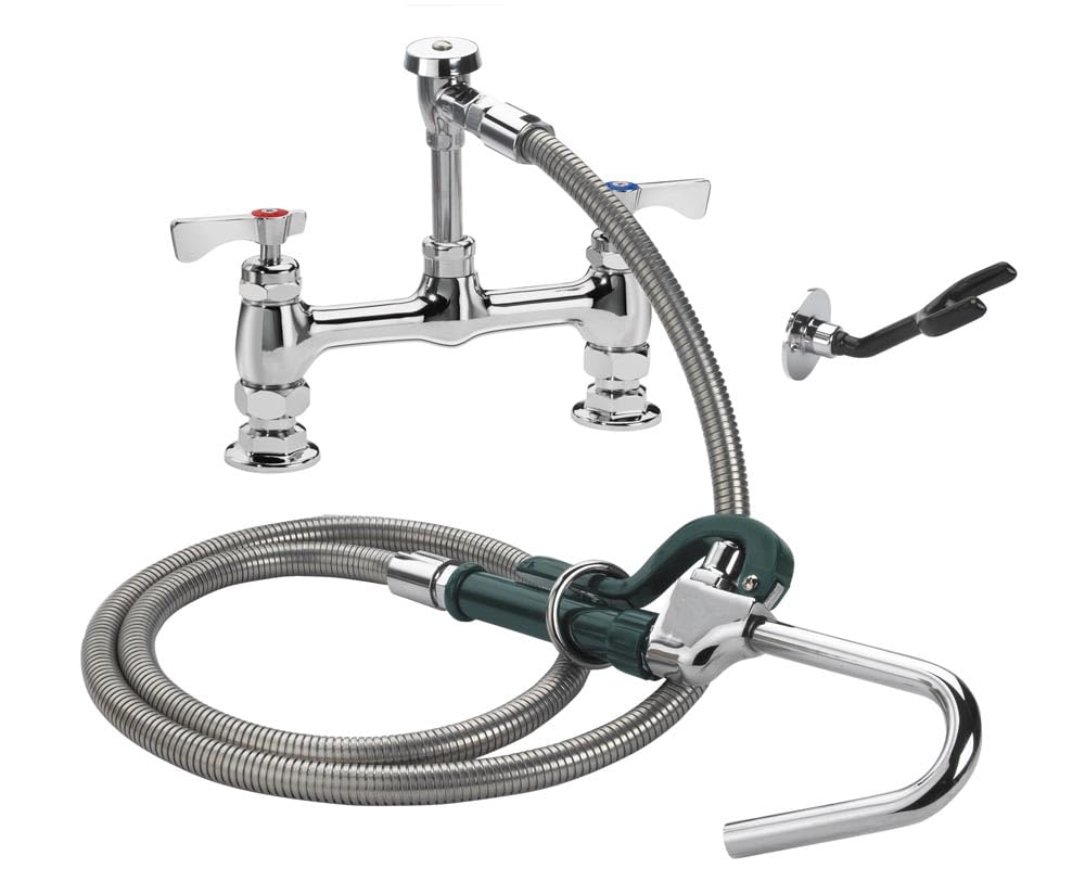 Krowne 20-208L Royal Series Deck Mount Pot Filler Faucet - 8