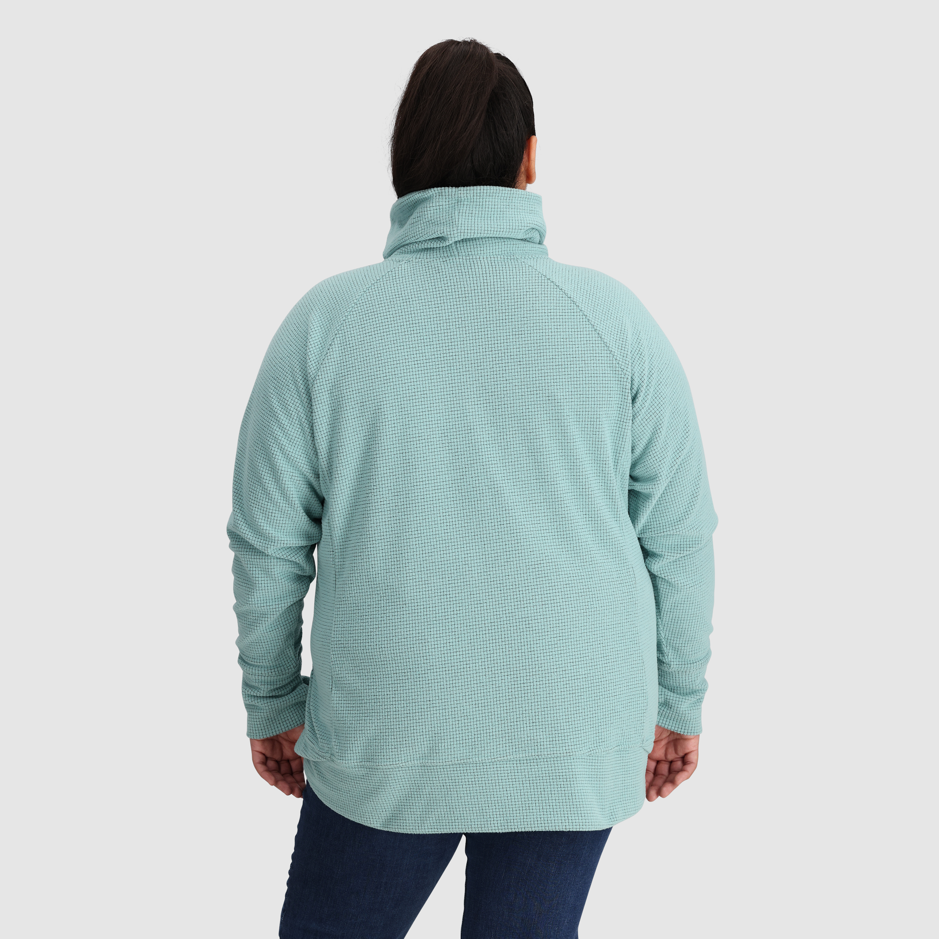 Women's Trail Mix Cowl Neck Pullover Sweater - Cozy Winter Knit Top for Hiking & Outdoor Adventures - Plus Size Final Sale