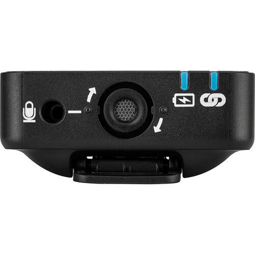 RODE Wireless GO II TX Transmitter & Recorder - 2.4GHz Wireless Mic System for YouTube, Vlogging, Filmmaking (Black) - Perfect for Interviews, Live Streaming & Content Creation